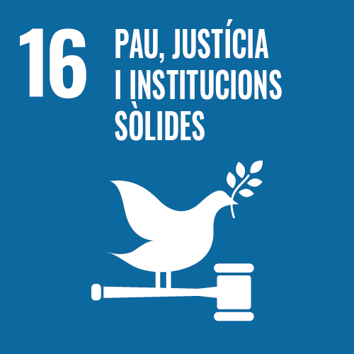 Pau, justícia i institucions sòlides - Objectiu 16